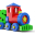 3D Baby Blocks Train games IXL