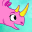 Pink Rhino. Kids Animal Story